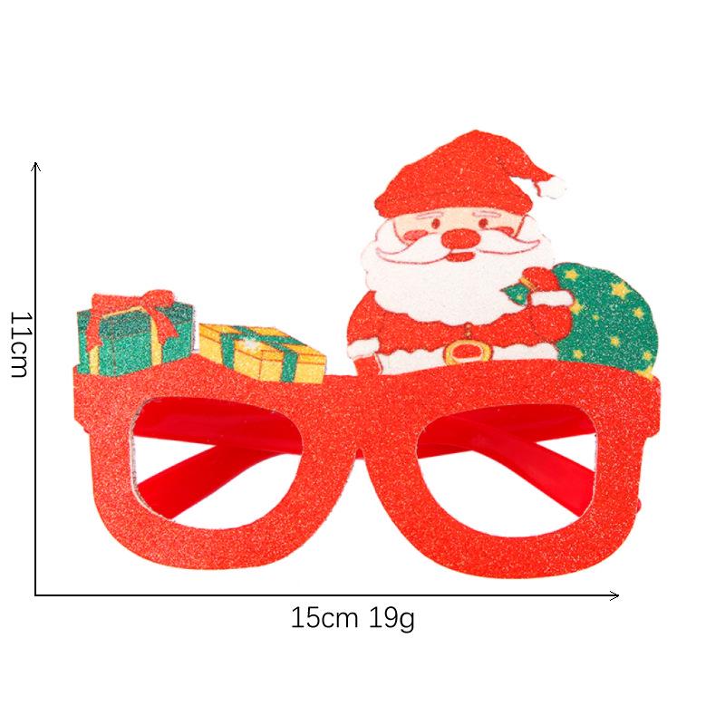 Festive Headband Eyeglass Frames: Christmas, Halloween, Valentine's Day & Party Glasses with Santa Claus Design