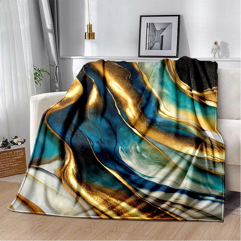 2026 New Style Luxurious Nature Marble Colour Blanket,Soft Throw Blanket for Home Bedroom Bed Sofa Travel Picnic Cover Kid Gift