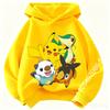 Pikachu Kids Hoodie Soft and Comfortable Suitable for Boys and Girls Warm in Autumn and Winter Kids Hoodie Sweatshirt