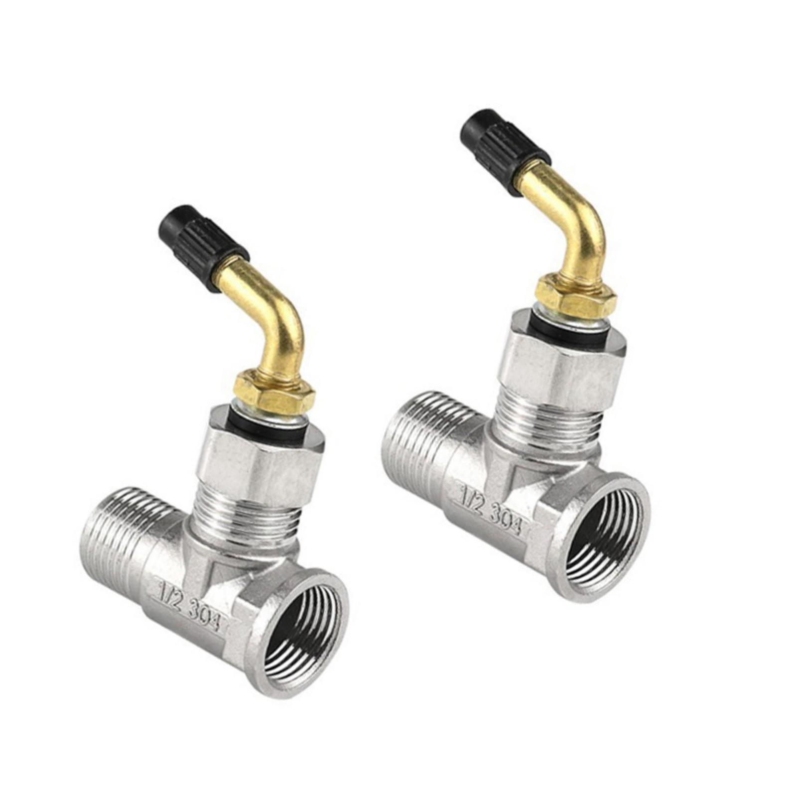 

2Pieces Multipurpose Freeze Resistant Spigot Fittings Designs for Cold Climates Easy Installation on Various Faucets