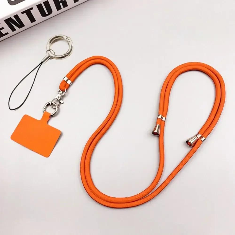 Hanging Rope With Patch Phone Lanyards Adjustable Anti-lost Phone Strap Lanyard Hanging Cord Strap Outdoor