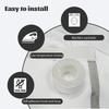 Washable Under Sink Curtain Removable Bathroom Vanity Cover Bathroom Sink Skirt  Laundry Room