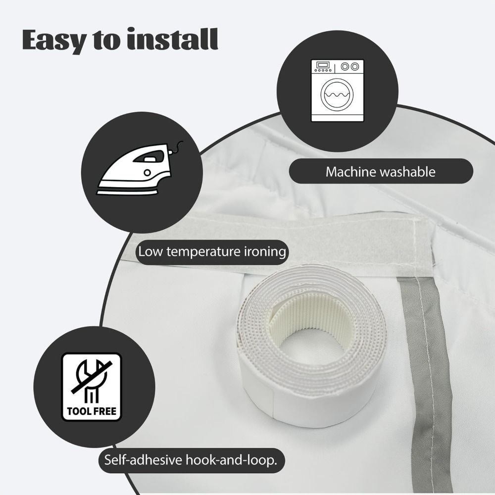 Washable Under Sink Curtain Removable Bathroom Vanity Cover Bathroom Sink Skirt  Laundry Room