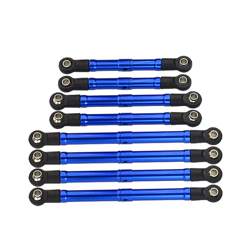GPM Metal Alloy Adjustable Full Set Tie Rod Links 9742R+9749 for Traxxas 1/18 TRX4M TRX-4M Defender Bronco RC Crawler Car