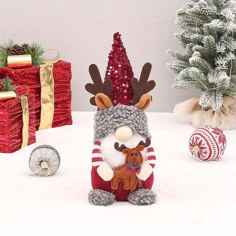 1Pc Eukynlre Christmas Gnomes Plush Decorations, Christmas Gnome Swedish Santa Tomte, Christmas Stuffed Gnomes Home Decor