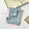 Denim Card Holder Multiple Card Slots ID Card Bank Card Protective Cover Small Coin Purse Wallet Key Organizer
