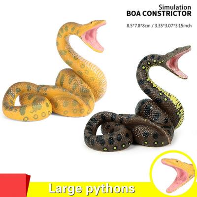 1PC Children's Toy Snake Model Simulation Reptile Boa Constrictor Model Tricky Gift