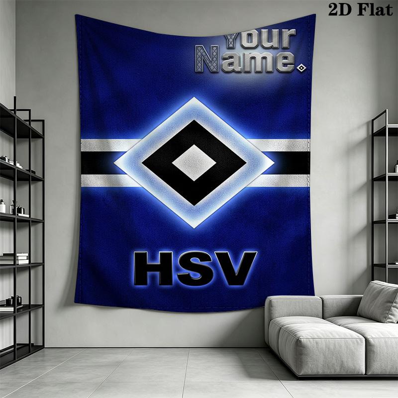 Name Custom Hsv Bilder Logo Wall Tapestry Aesthetic Wall Hanging Printed Fabric Blanket Decorative Tapestries for Bedroom Living Room Home Decor