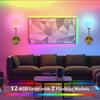 Battery Powered/Rechargeable Wireless Wall Lights 12 RGB and 3CCT Dimmable Wall Lamp, Wall Sconces