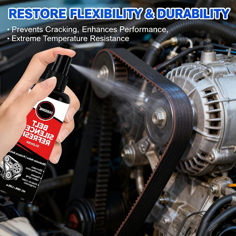 Engine Belt Dressing Spray, Noise Reducer Lubricant, Restore Elasticity, Prevent Aging Cracking For Car Treadmill AC Parts