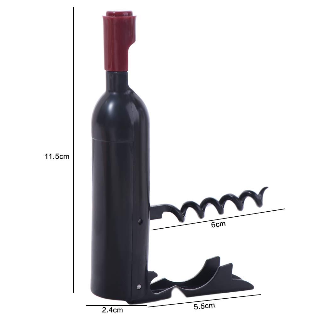 Plastic Foldable Corkscrew Magnetic Refrigerator Magnet Creative Bottle Opener  Gifts