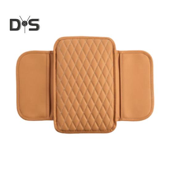 

Коврик для подлокотника автомобиля, кожаный чехол на подлокотник, подушка с боковыми карманами для хранения, чехол для центральной консоли автомобиля, аксессуар для салона автомобиля для автомобиля, грузовика, внедорожника