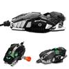 Gaming Mouse Wired USB Mechanical Glowing Crystal Ball Aggravated Computer AccessoriesBlack USB