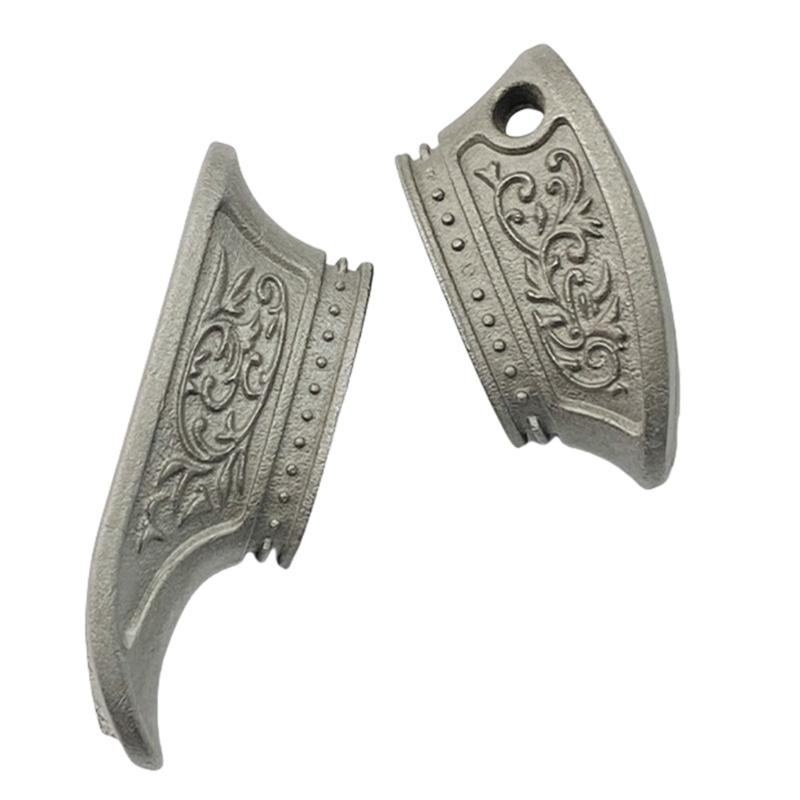 Stainless Steel Making Cutter Handle Hand Guard Protect Cutter Embryo Make Accessories Tool Pommel Finger Bolsters Casting