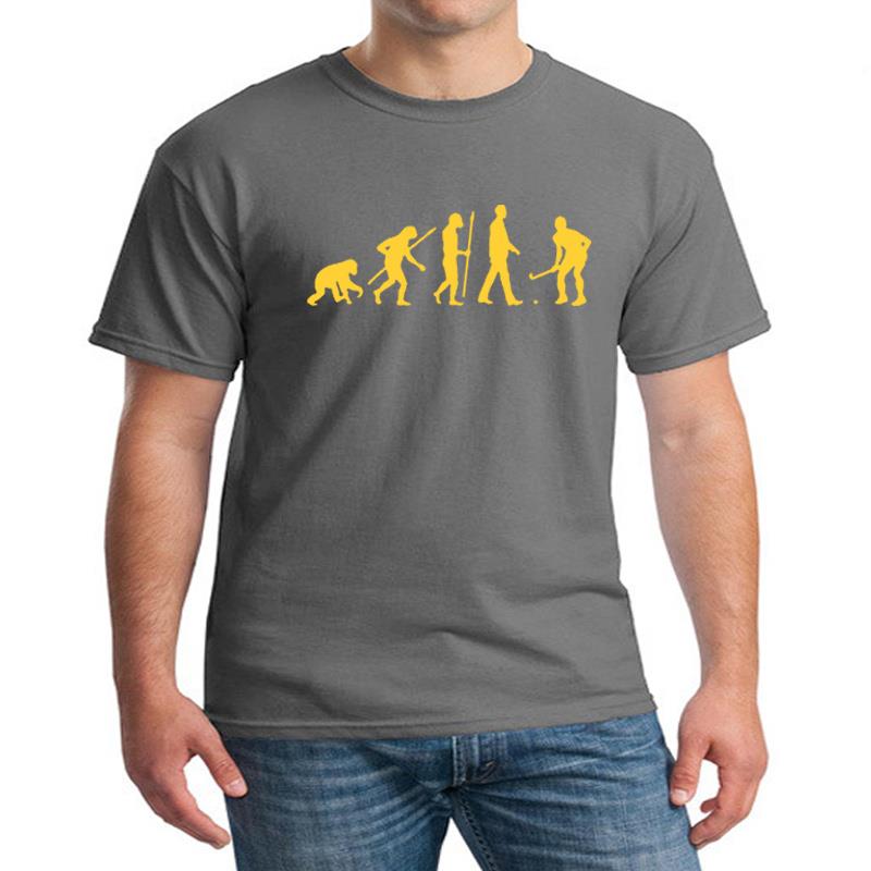 Evolution Field Hockeyer Unisexs Print Tshirt 100 Cotton Male Tops Tee Casual Popular Fashion Oneck T Shirt Harajuku Streetwear