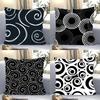 Circle Round Pillow Case Fashion Square Pillowcase Bedroom Sofa Room Ins Decoration Leisure
