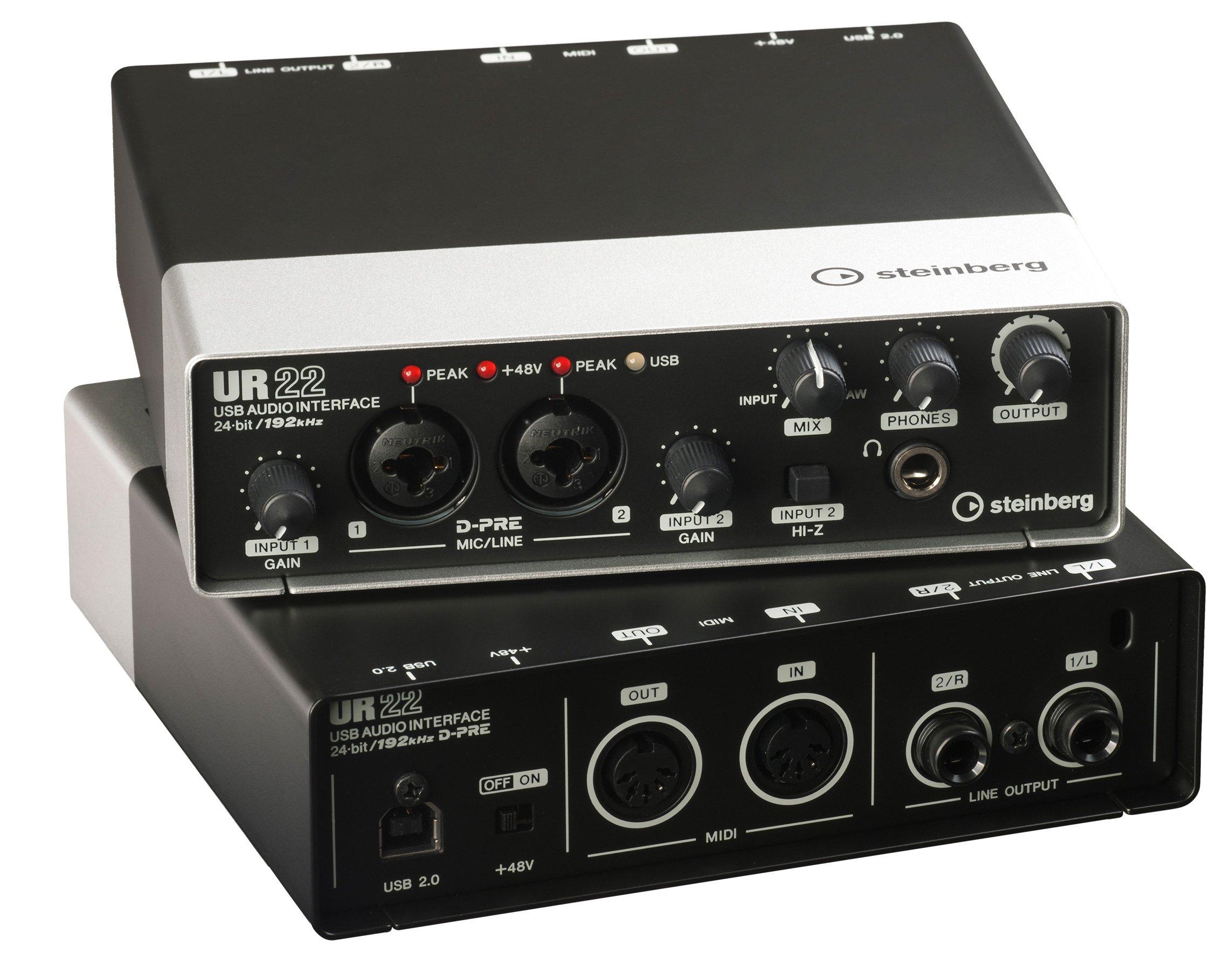 

Аудиоинтерфейс Steinberg 2x2 USB 2.0 UR22