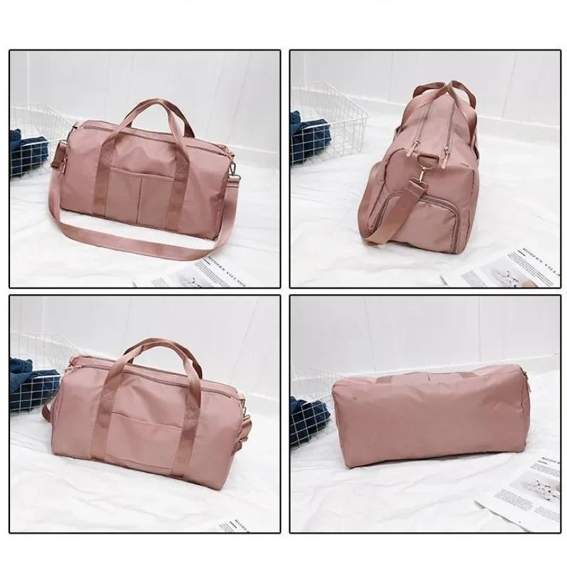 Genți de sport din nailon impermeabile în aer liber, bărbați, femei, antrenament, fitness, călătorie, geantă de mână, covoraș de yoga, geantă de sport cu compartiment pentru pantofi