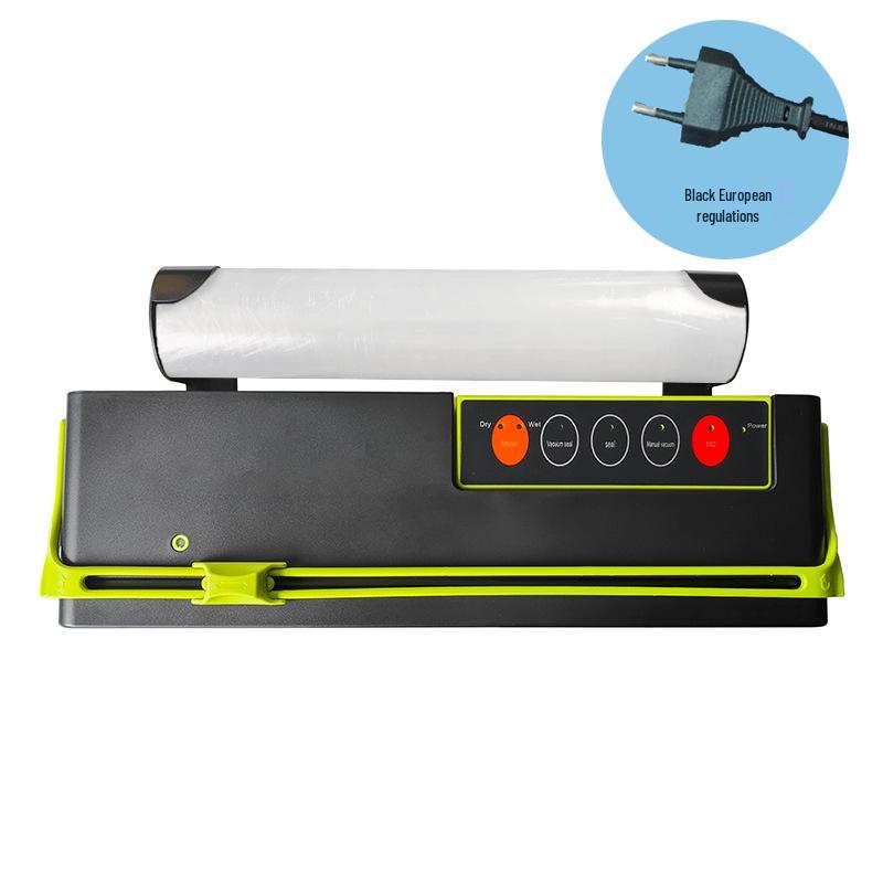 Commercial Vacuum Sealer for Food: Dual-Use Machine with Textured Bags for Dry & Wet Sealing