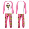 Family Matching Christmas Print Long Sleeve Loungewear Set for Parents and Kids