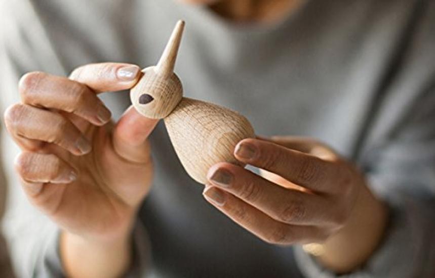 ArchitectMade Kristian Vedel Large Bird Natural Oak - -