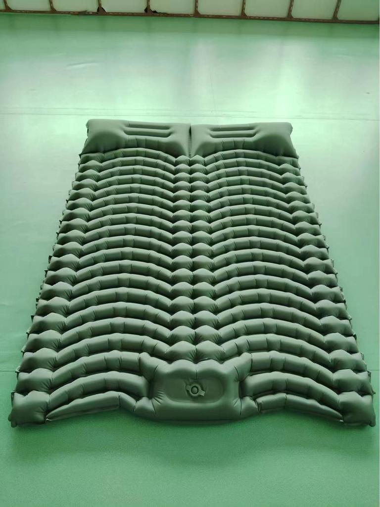 Double Inflatable Camping Sleeping Pad and Mattress
