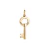 Tiffany & Co. Keys Collection Round Hollow Key Pendant 18K Gold Diamond Unisex pendant 62230118