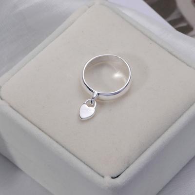 Street Fashion 925 Sterling Silver Romantic Heart Lock Couple Ring Size 6/7/8/9/10 Fashion LOVE Wedding Party Gifts Jewelry