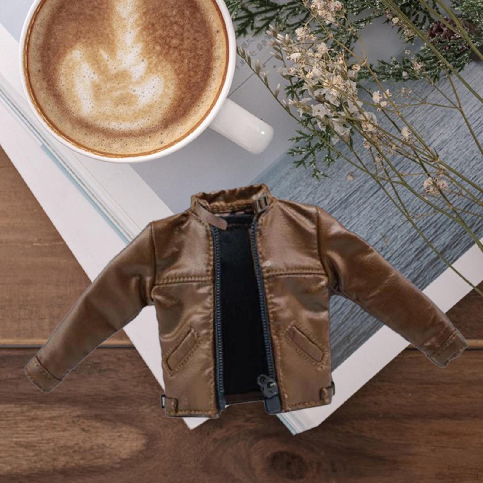 

1/12 Мужская куртка для фигурок солдат, одежда для фигурок, модель модной куртки, для 6-дюймовой модели куклы кофейный