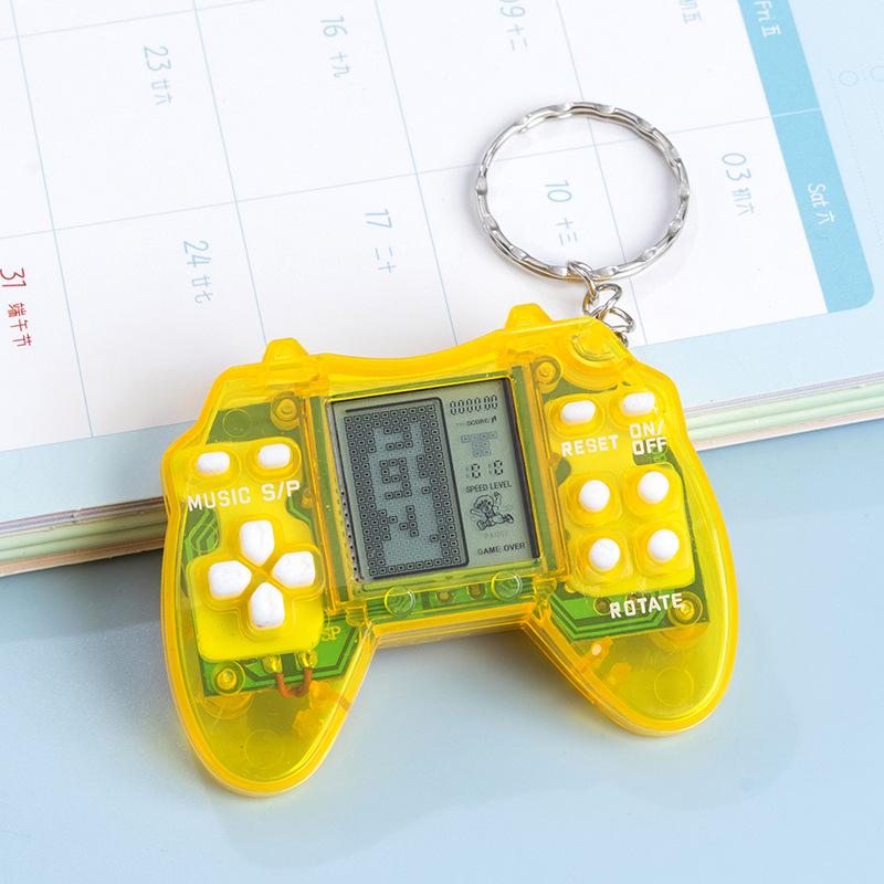Mini Retro Tetris Handheld Game Console Keychain