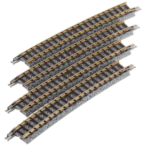TOMYTEC TOMIX N Gauge Curved Rail C605-10 F Set of 4 1870 Model Train Supplies