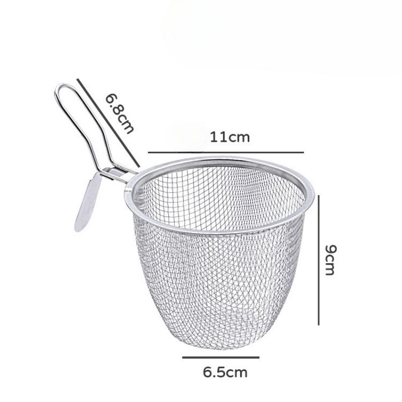 

Дуршлаг для хот-пота из нержавеющей стали, бытовой фильтр, воронка с крючком, фильтр для зачерпывания и приготовления лапши Large