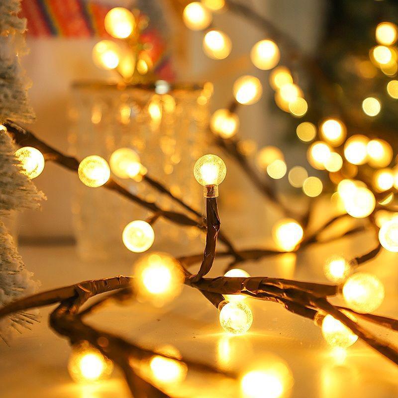 LED Schmetterling Rosenranken Lichter - Biegsame Feiertags Wanddekorationen