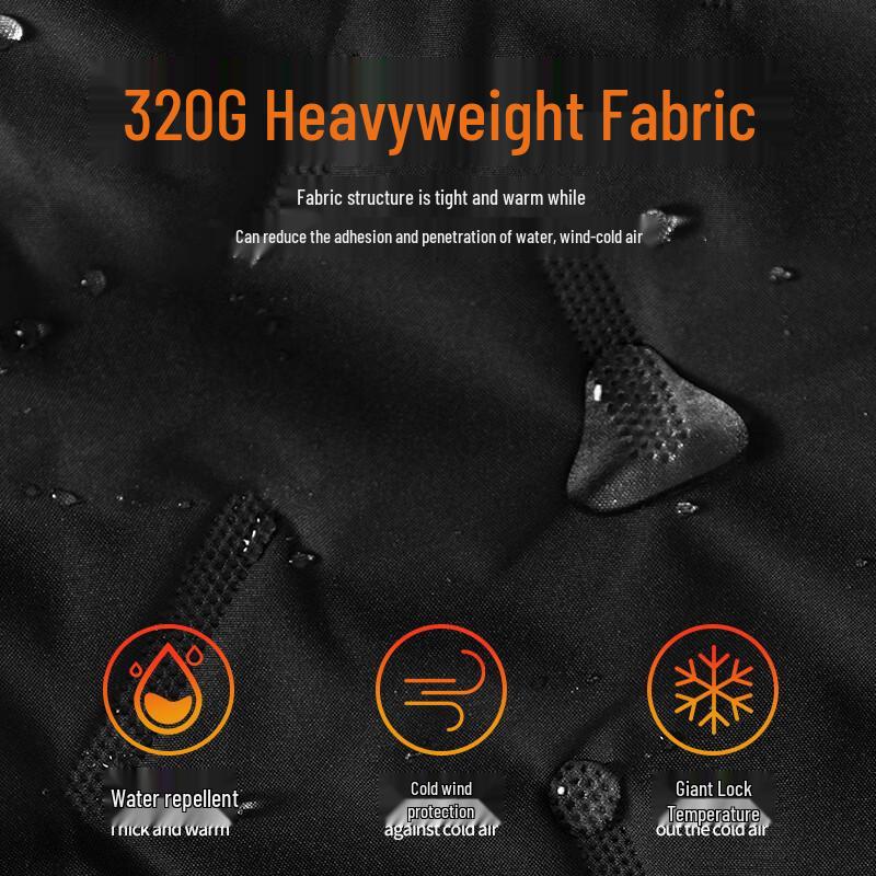 Jeep Men's Windproof Waterproof Thermal Fleece-Lined Winter Pants