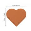 Creative ins style minimalist leather love bookmark pu portable heart-shaped book page clip bookmark student Home decorations
