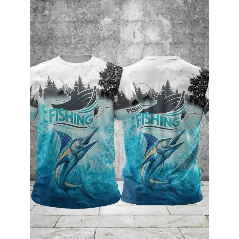 Tricou Bărbați Imprimat 3D Mânecă Scurtă Gât Rotund Pulover Top Casual