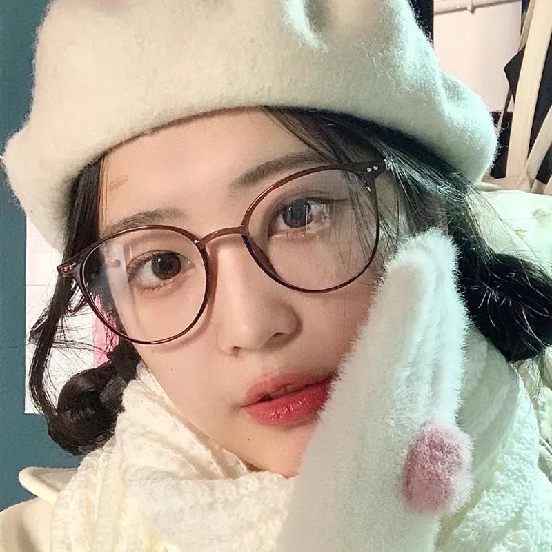 Student Prescription Reading Glasses Computer Anti-blue Light Function Eyeglasses Frames Office Girls Eyeglasses Frames