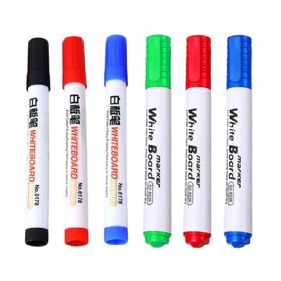 Pack Of 10 Erasable Whiteboard Marker 1.2mm Line Width Black Redness Green Or Blue Marker Quick Drying Whiteboard Marker
