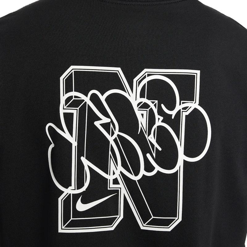 Nike Comfortable Fashionable Fitted Versatile Short Sleeve T-Shirt Men Tops Black HJ3407010