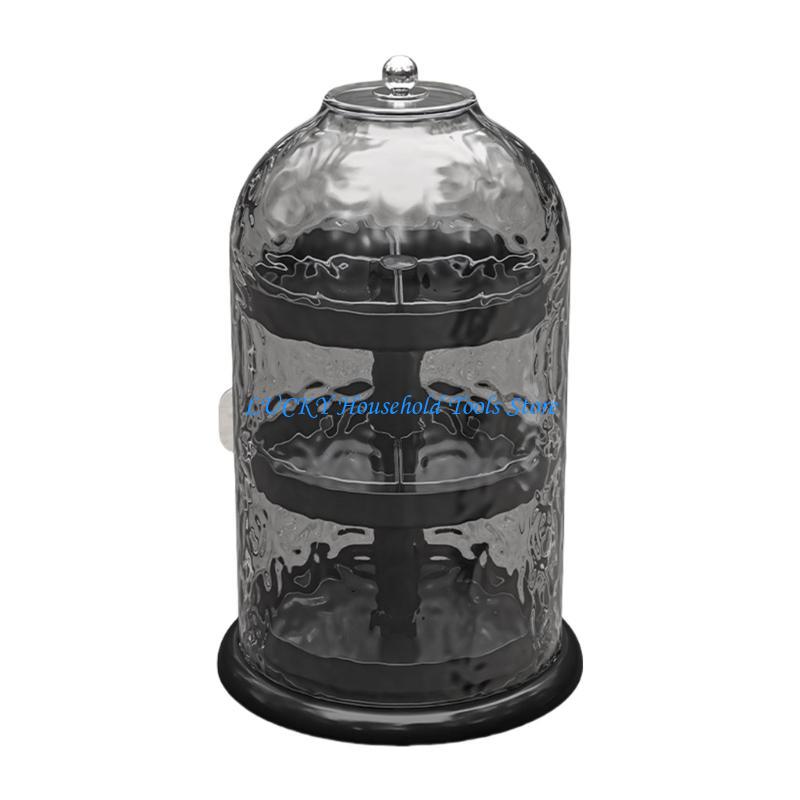 J0MC Multilayered Rotatable Makeup Holder Multiple Layer Rotating Cosmetic Storage Rack for Efficient Makeup Arrangement
