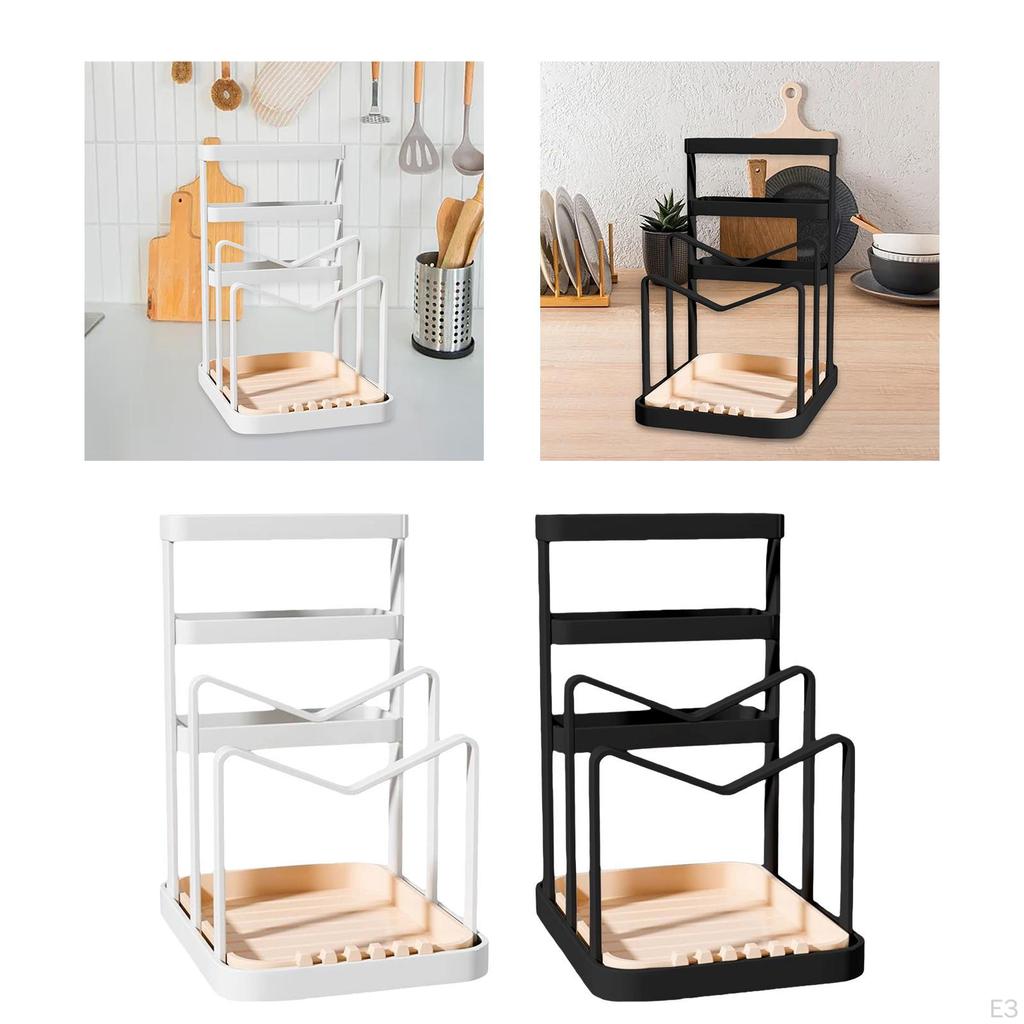 Cutting Board Organizer Kitchen Utensils Holder Rack,Multifunctional Knife Block Pot