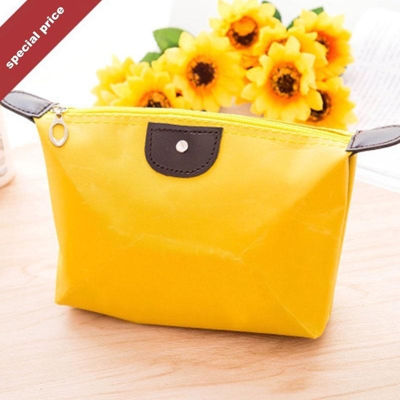 Fashion Lady Travel Make Up Cosmetic Pouch Bag Clutch Handbag Casual Purse HOT (Color:11 Colors)
