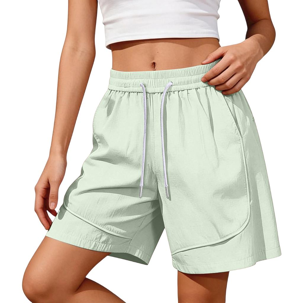 Women's Color Shorts, Casual And Versatile Sports Straight Shorts
