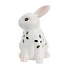 Solar Rabbit Garden Light Easter Cute Rabbit Statue Outdoor Decoration Resin Outdoor Statues Warm Light For Patio Balcony Yard