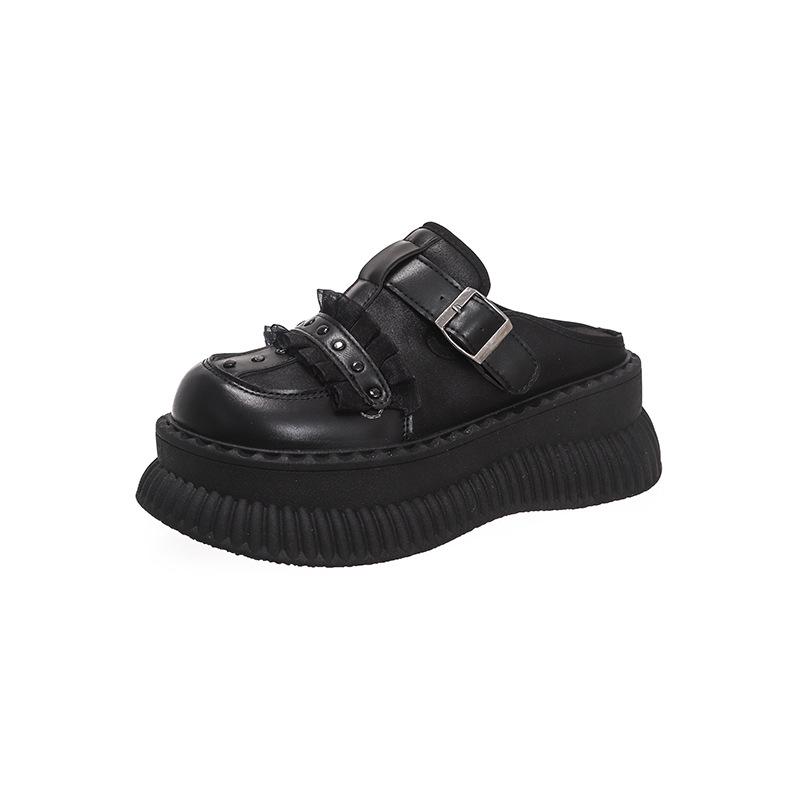 Dámské sportovní platformové sandály léto 2025: Všestranné, ležérní, duté provedení se silnou podrážkou a vnitřním zvýšením