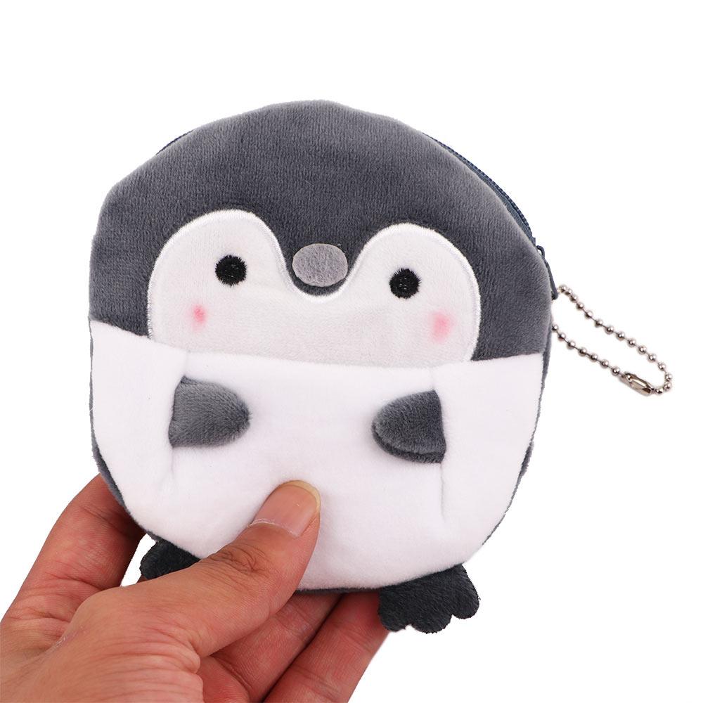 

Cartoon Cute Gift Plush Penguin Key bag Coin purse Coin bag Earphone Bag Mini Wallet