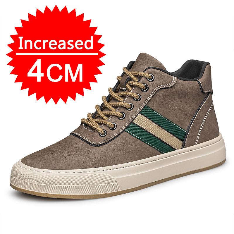 Pánské boty na zvětšení výšky o 6 cm, tenisky, pánská sportovní obuv, volnočasové boty, boty na skrytém podpatku, velikost 38-44
