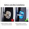 CTCE1 4Pcs Car Door Lock Cover Stainless Steel Protection Accessories Sticker For BMW G30 G20 G05 G11 E48 3 5 Series G07 G06 G02 F39