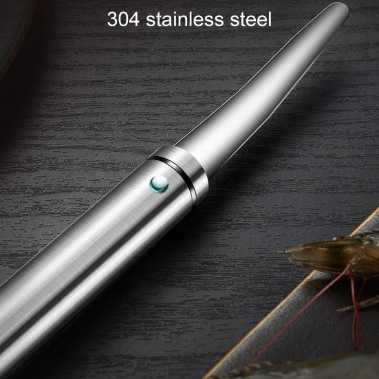 Manual Shrimp Peeler Sharp Non-stick Safe Double-head Shrimp Line Cleaner Kitchen