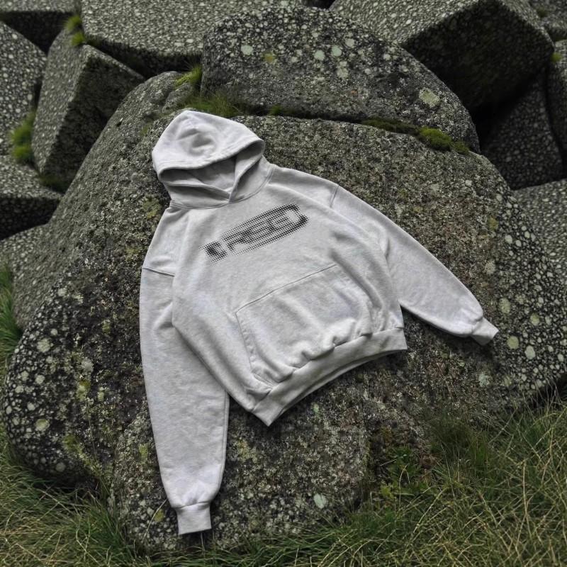 Unisex Oversized Cotton Hoodie With 3D Graphic Print Streetwear Loose Fit Hip Hop Sweatshirt